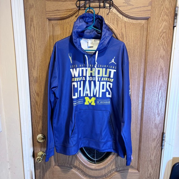 Michigan Wolverines Champions Hoodie NCAA College Football Jordan XL - Picture 1 of 8